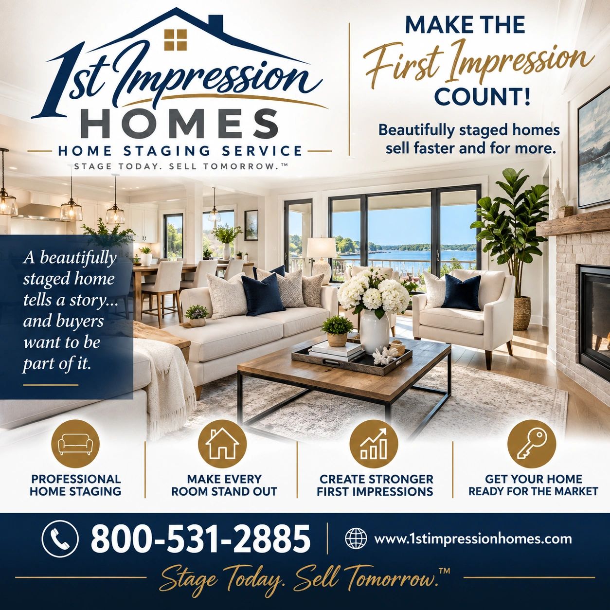 1st Impression Homes — professional home staging services